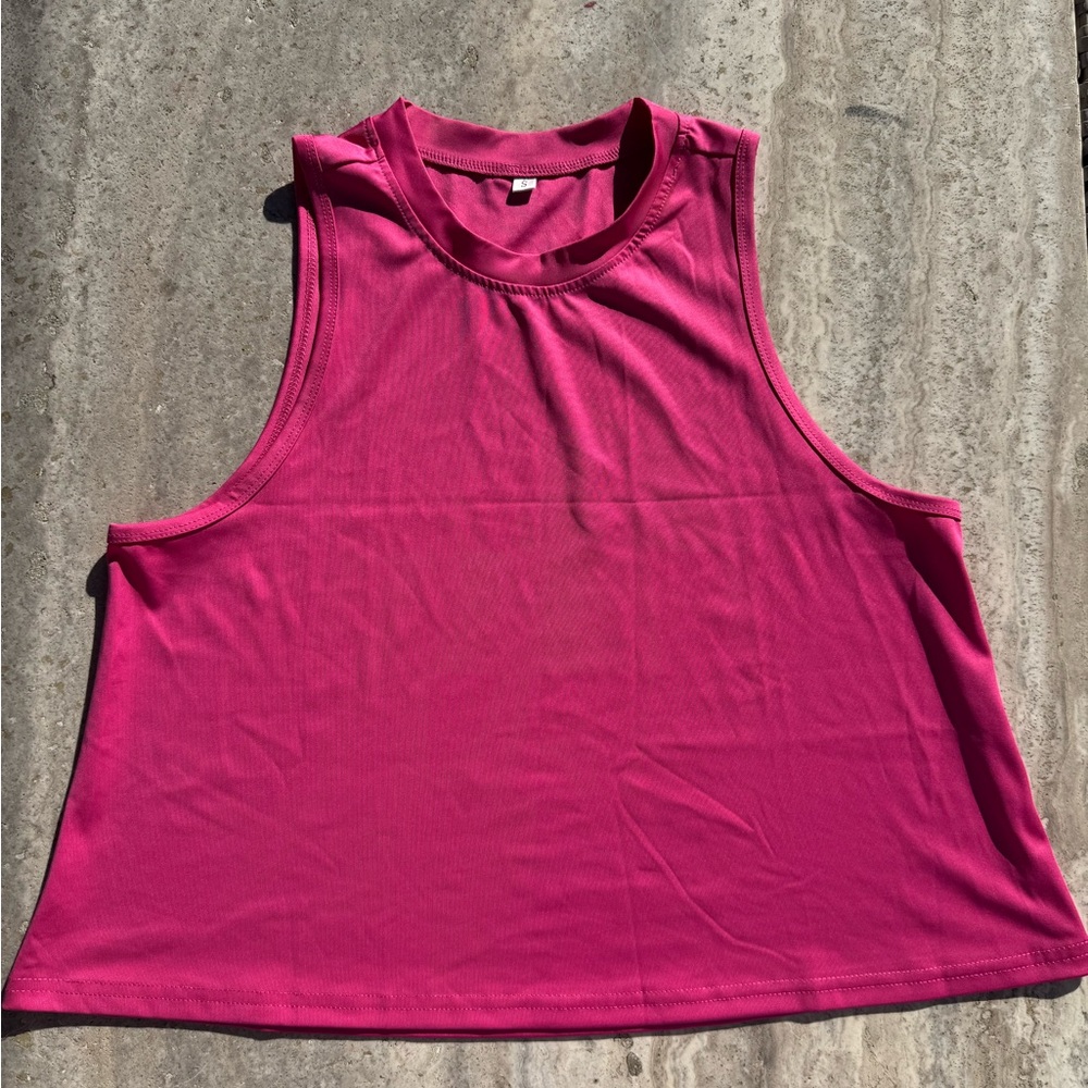 Sleeveless Pink Women's Top🧘‍♀️